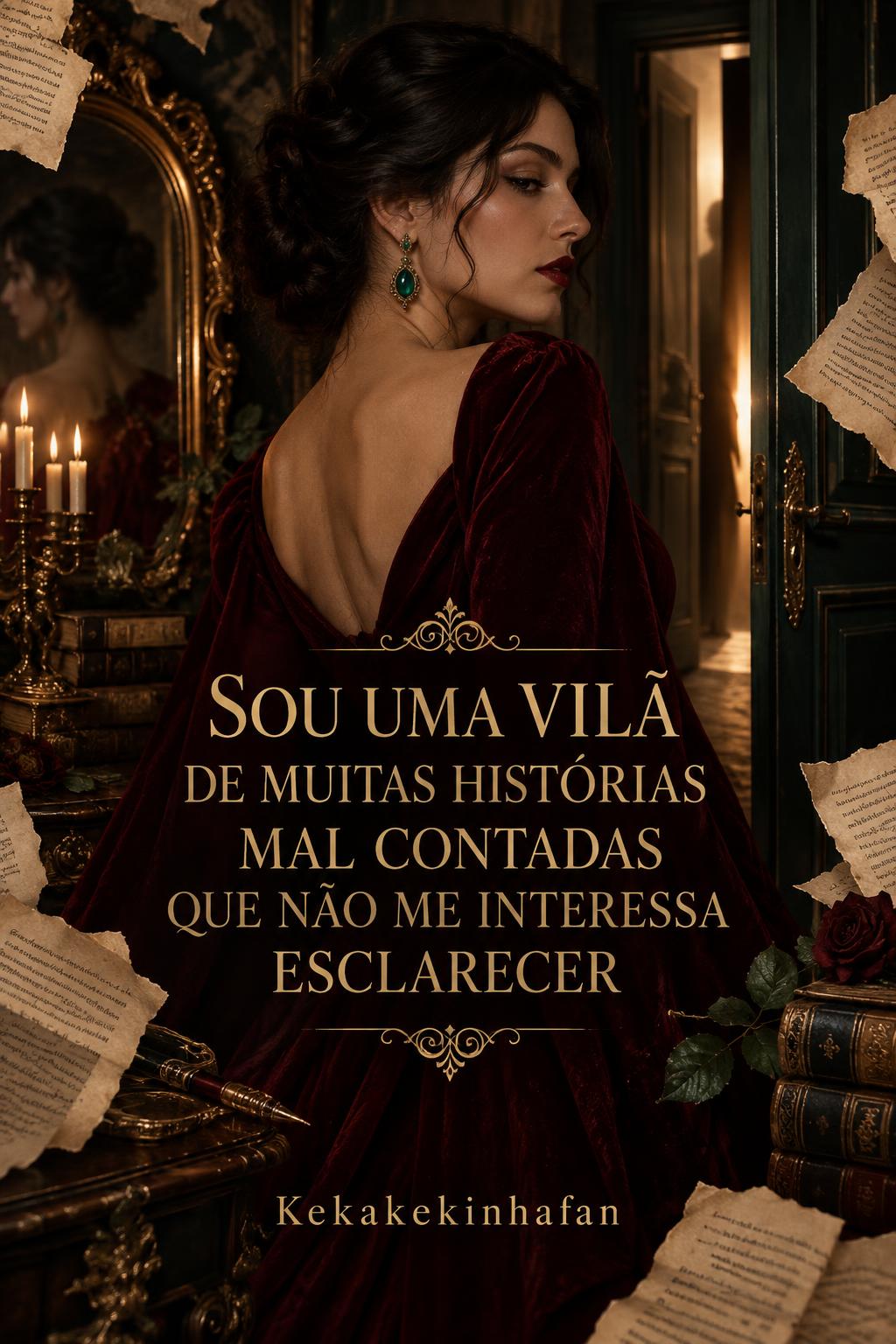 Capa do livro Sou uma Vilã de Muitas Histórias Mal Contadas que Não Me Interessa Esclarecer